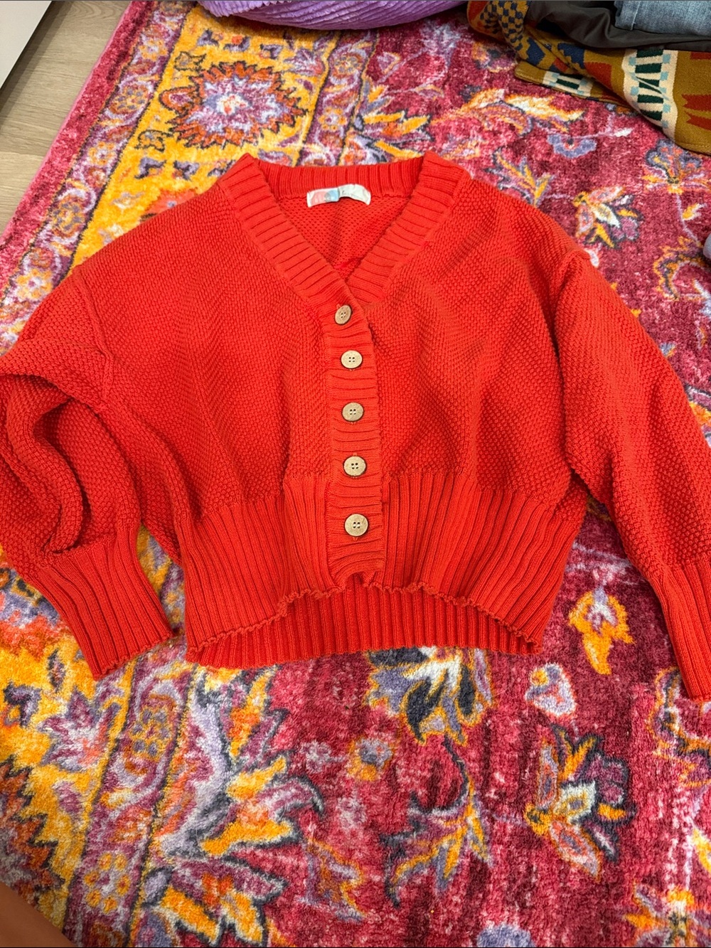 100% cotton free people sweater